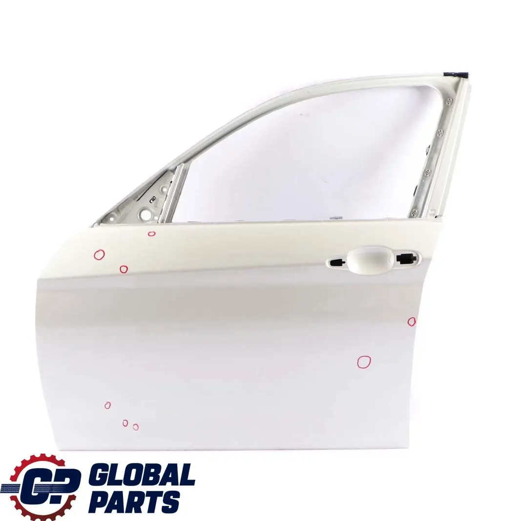 Front Left Door N/S Mineral Weiss White Metallic - A96 to BMW 1 Series F20 with Part number 7284511 BMW 1 Series F20 Front Left Door N/S Mineral Weiss White Metallic - A96 - SKU 7284511-MW - Part number 7284511
