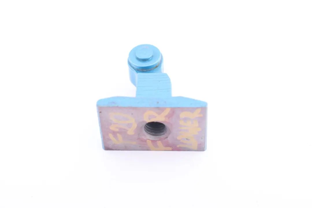 Front Right Door Lower Hinge O/S Electric Blue to BMW 1 3 Series F20 F30 F31 with Part number 7284536 BMW 1 3 Series F20 F30 F31 Front Right Door Lower Hinge O/S Electric Blue - SKU 7284536-1 - Part number 7284536