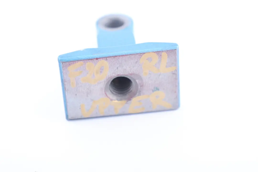 Left Door Upper Hinge N/S Electric Blue to BMW 1 3 Series F20 F30 F31 Rear with Part number 7284545 BMW 1 3 Series F20 F30 F31 Rear Left Door Upper Hinge N/S Electric Blue - SKU 7284545-1 - Part number 7284545