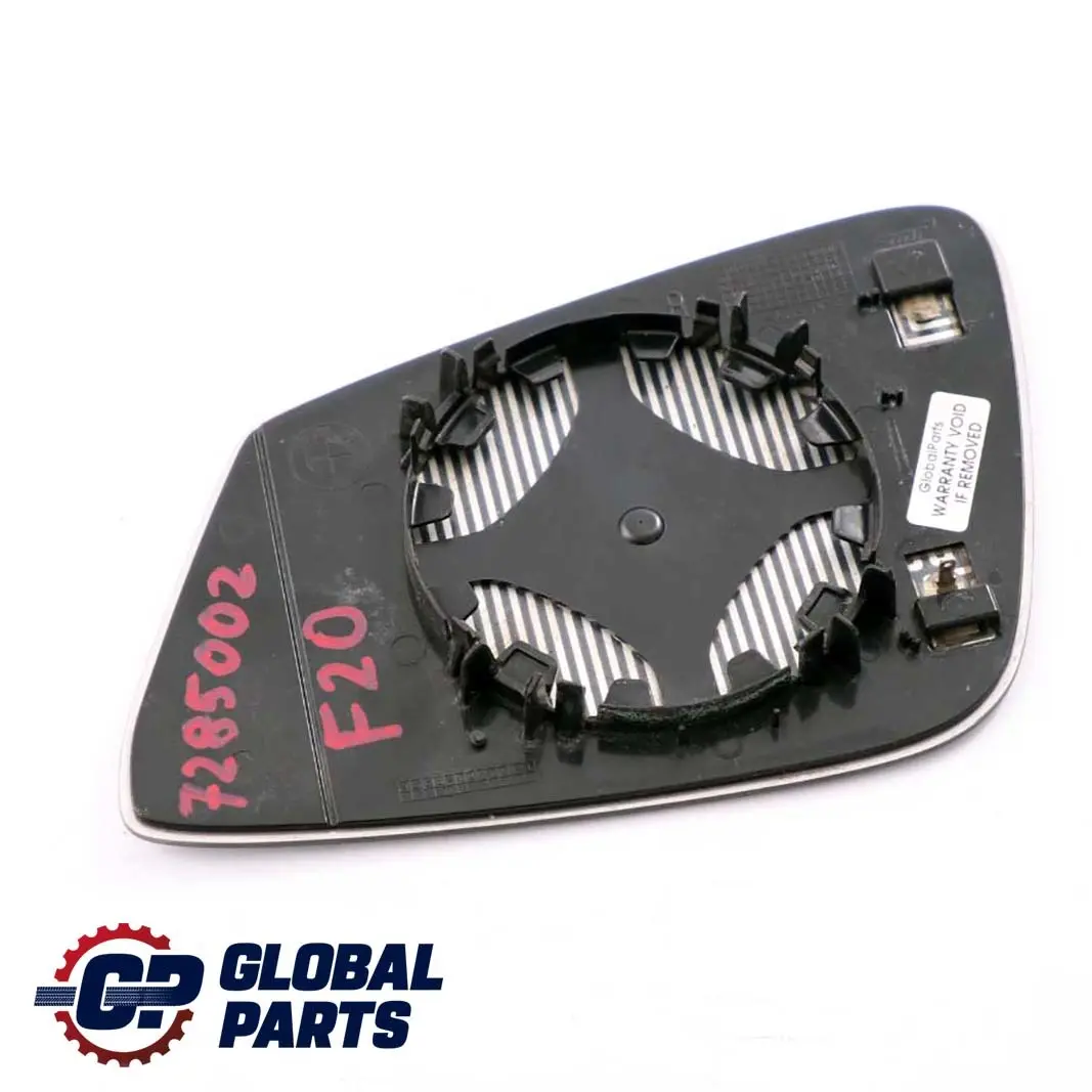 Wing Espejo Calentado Vidrio Convexo Derecho para BMW 2 F20 F21 F22 F30 con número de pieza 7285002 BMW 2 F20 F21 F22 F30 Wing Espejo Calentado Vidrio Convexo Derecho - SKU 7285002 - Número de pieza 7285002