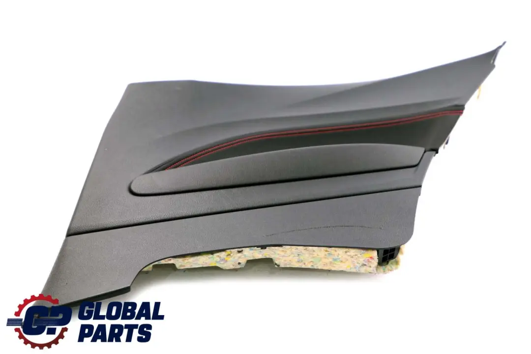 BMW F21 Pannello Porta Posteriore Destra Tessuto Antracite Accento Rosso - SKU 7285400 - Numero di parte 7285400