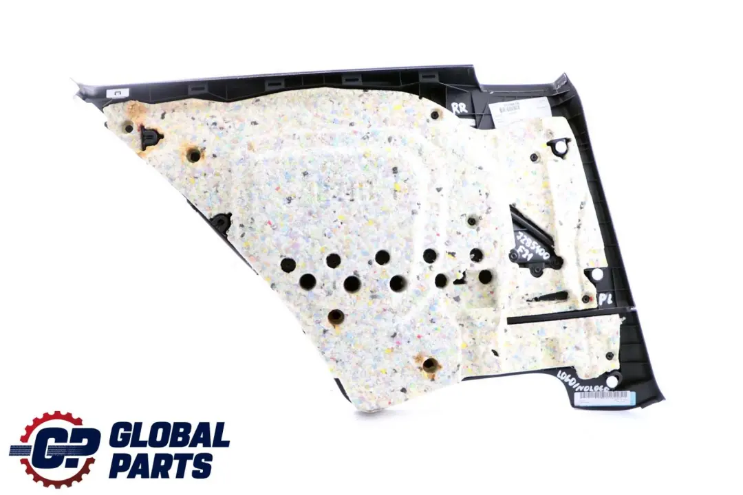 Trasero Derecho Lateral Panel Revestimiento Tela Antracita Rojo para BMW F21 con número de pieza 7285400 BMW F21 Trasero Derecho Lateral Panel Revestimiento Tela Antracita Rojo - SKU 7285400 - Número de pieza 7285400