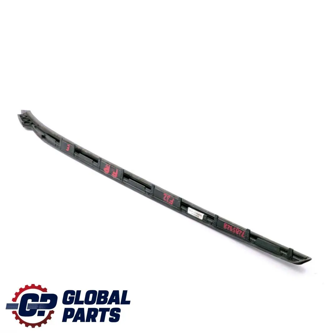 Anteriore Destra Parabrezza Gocciolamento Modanatura per BMW F32 F82 M4 con numero di parte 7285928 BMW F32 F82 M4 Anteriore Destra Parabrezza Gocciolamento Modanatura - SKU 7285928 - Numero di parte 7285928