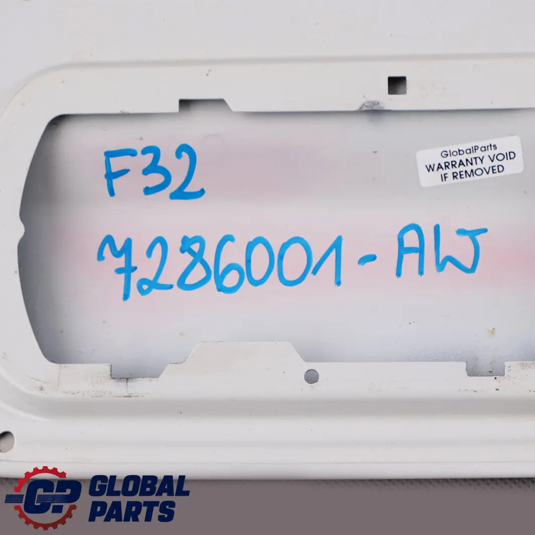 Llenado de combustible Flap Tapa Alpinweiss III Alpine White 300 BMW F32 LCI - SKU 7286001-AW - Número de pieza 7286001