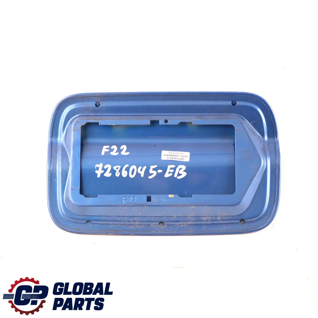 Seria 2 F22 LCI Pokrywa Wlewu Klapka Paliwa Estorilblau Estori Blue B45 do BMW o numerze 7286045 BMW Seria 2 F22 LCI Pokrywa Wlewu Klapka Paliwa Estorilblau Estori Blue B45 - SKU 7286045-EB - Numer Części 7286045