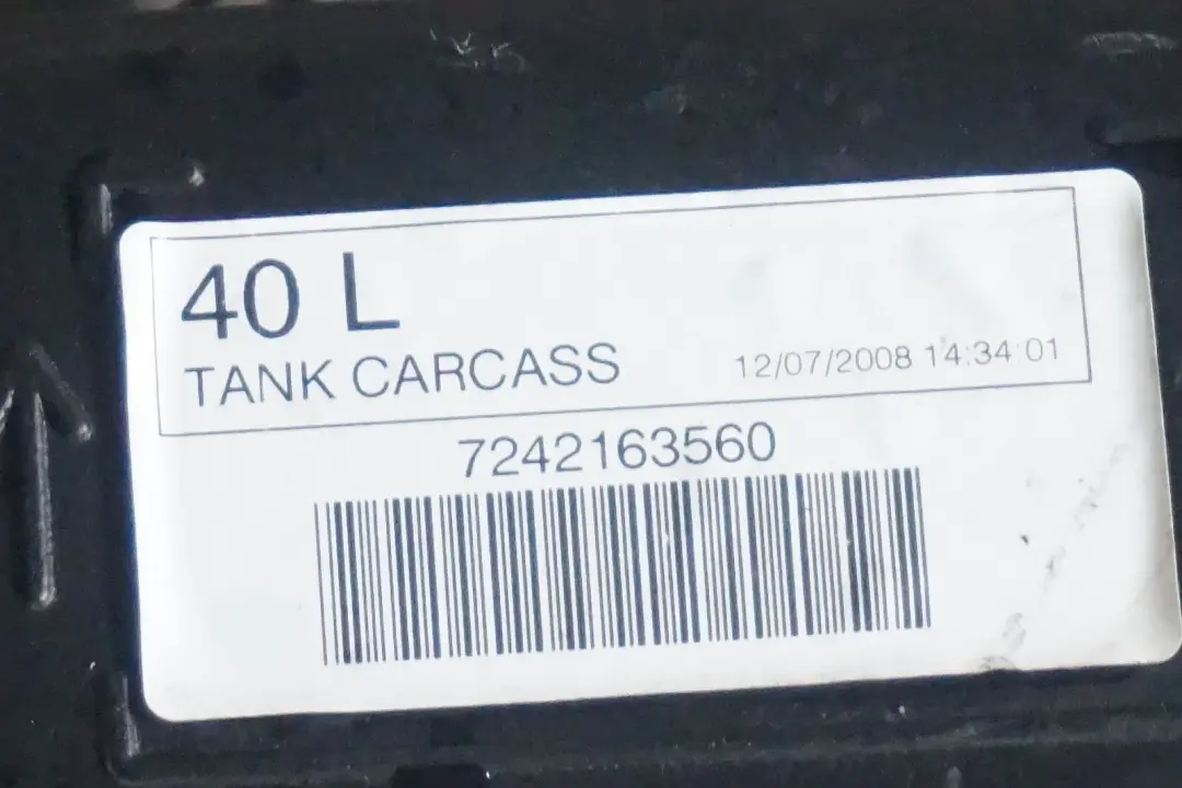 Mini Clubman Cooper One D R55 R56 Deposito De combustible desnudo Diesel W16 40L - SKU 7286256-1 - Número de pieza 7286256