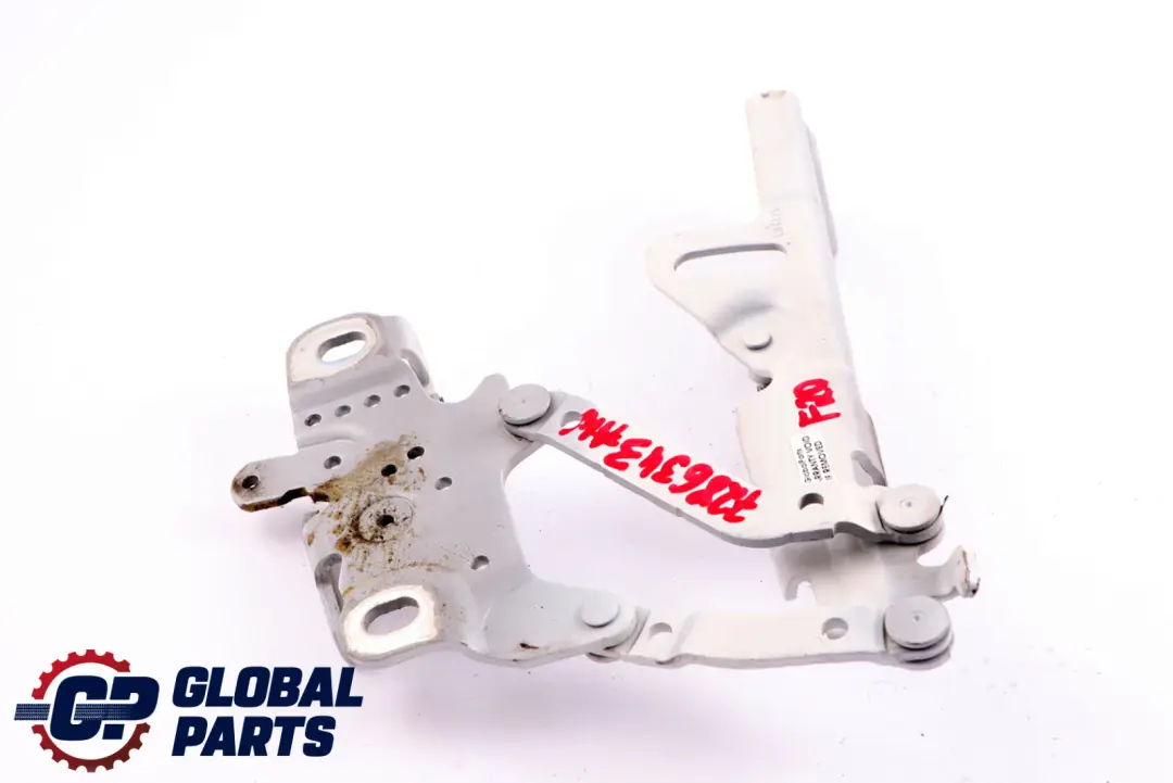 Cerniera Cofano Anteriore Sinistra Alpinweiss per BMW F20 F22 F30 F31 con numero di parte 7286343 BMW F20 F22 F30 F31 Cerniera Cofano Anteriore Sinistra Alpinweiss - SKU 7286343-AW - Numero di parte 7286343