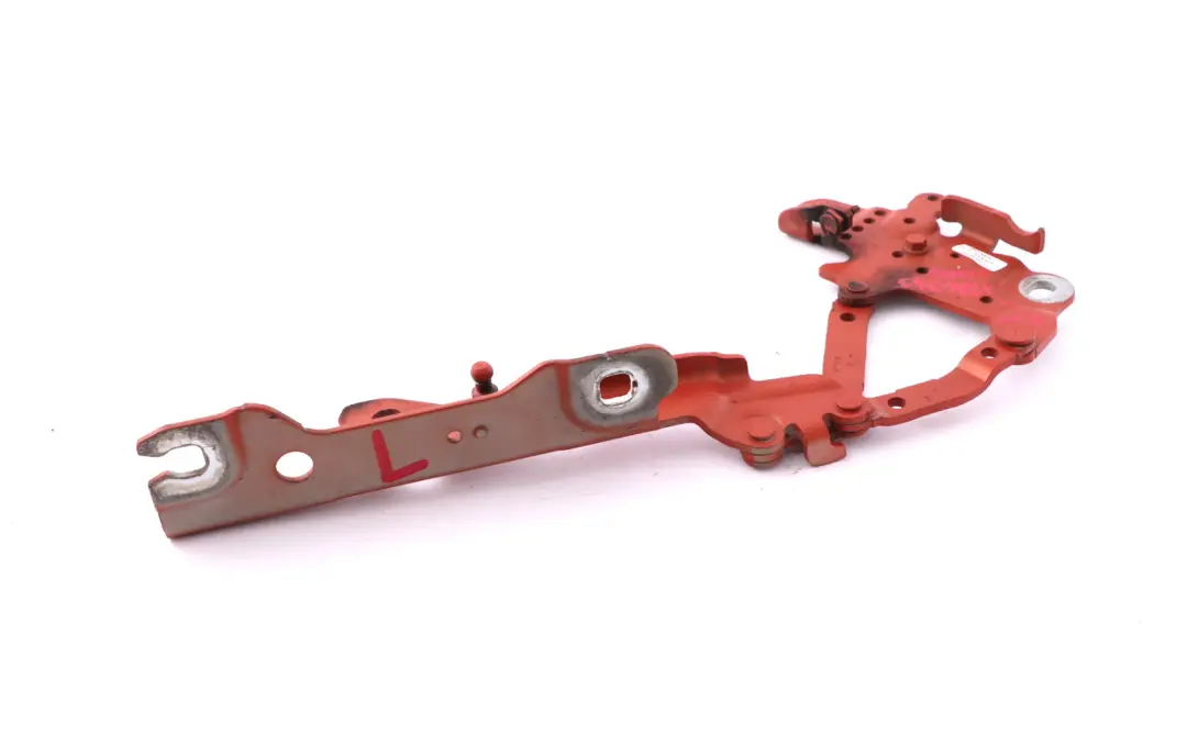 Front Bonnet Hood Hinge Left Valencia Orange to BMW 1 2 3 Series F20 F22 F30 F31 with Part number 7286343 BMW 1 2 3 Series F20 F22 F30 F31 Front Bonnet Hood Hinge Left Valencia Orange - SKU 7286343-ORG - Part number 7286343