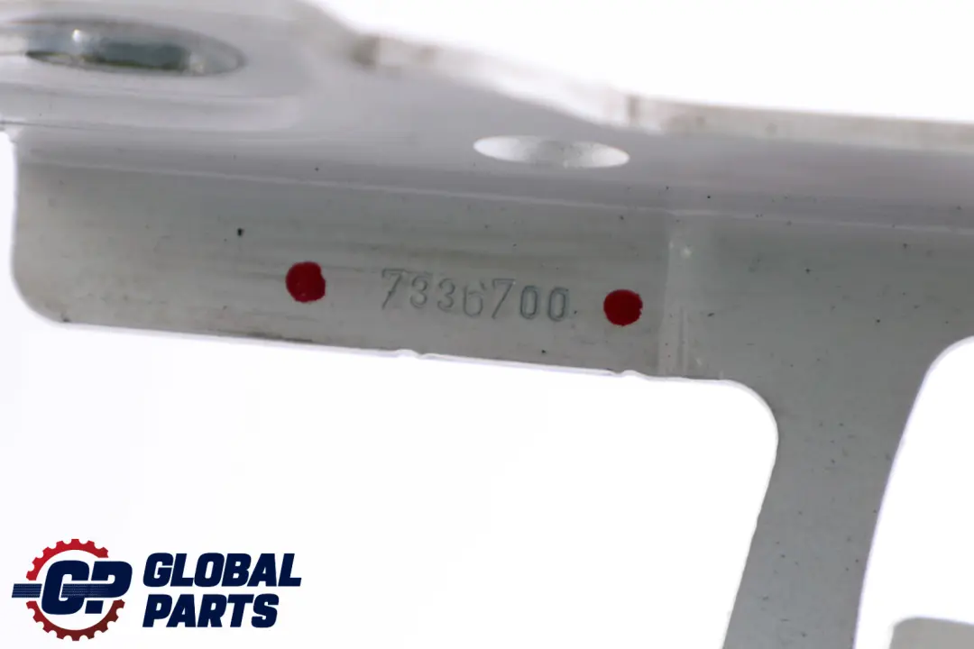 Front Bonnet Hood Hinge Right O/S Alpinweiss 3 to BMW F20 F22 F30 F31 with Part number 7286344 BMW F20 F22 F30 F31 Front Bonnet Hood Hinge Right O/S Alpinweiss 3 - SKU 7286344-AW - Part number 7286344