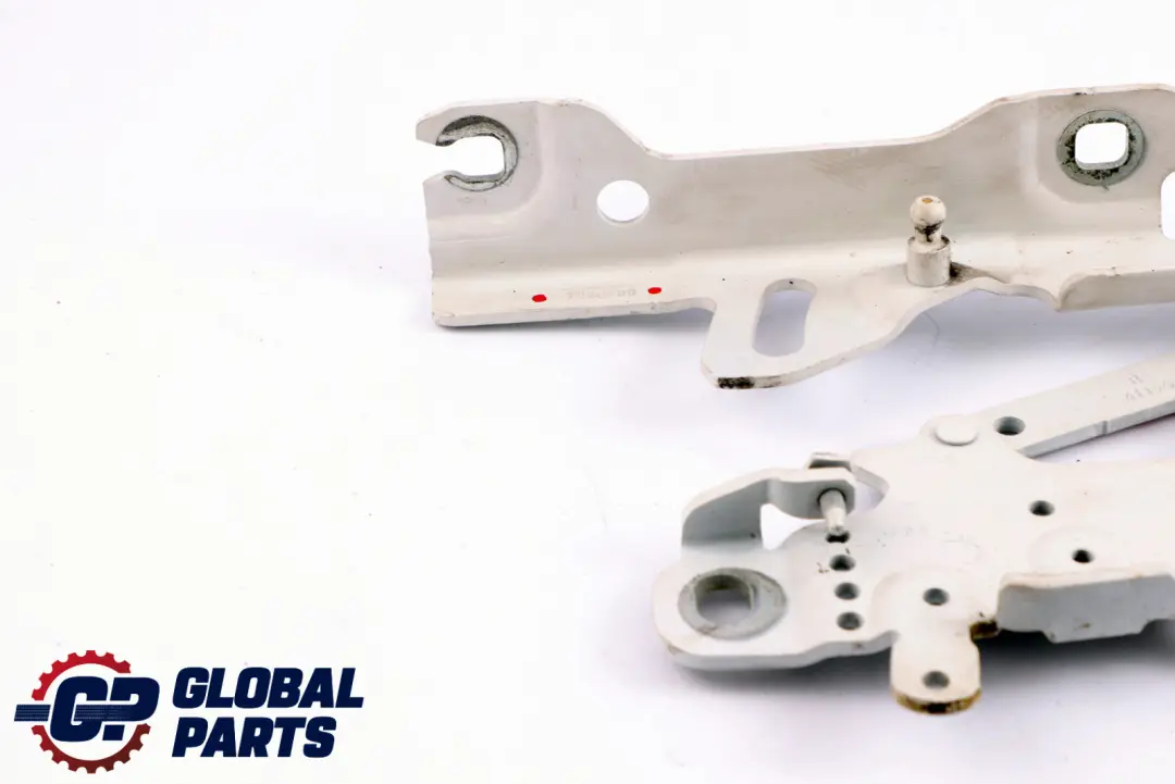 BMW F20 F22 F30 F31 Front Bonnet Hood Hinge Right O/S Alpinweiss 3 - SKU 7286344-AW - Part number 7286344