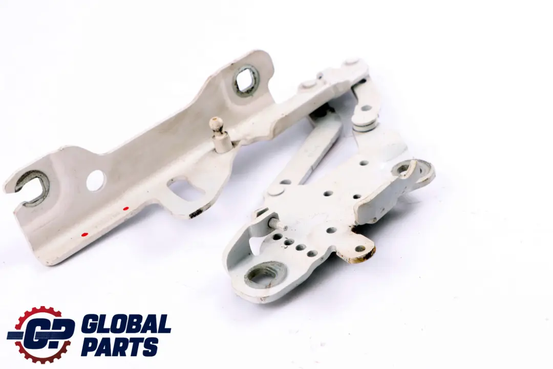 BMW F20 F22 F30 F31 Front Bonnet Hood Hinge Right O/S Alpinweiss 3 - SKU 7286344-AW - Part number 7286344