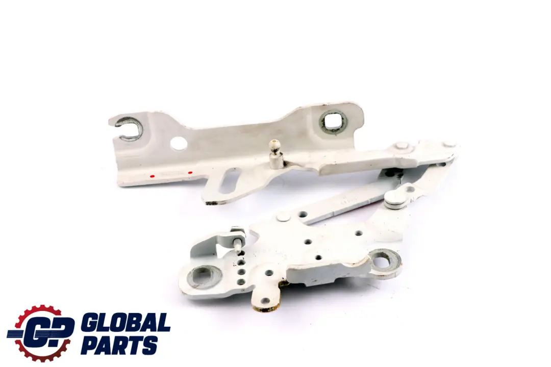 BMW F20 F22 F30 F31 Front Bonnet Hood Hinge Right O/S Alpinweiss 3 - SKU 7286344-AW - Part number 7286344