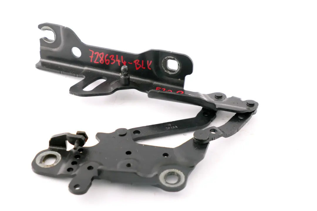 BMW F20 F21 F22 F30 F31 F32 F33 F36 Front Bonnet Hood Hinge Right O/S - SKU 7286344-BLK - Part number 7286344