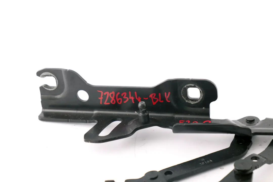 Cerniera Cofano Anteriore Destra O/S per BMW F20 F21 F22 F30 F31 F32 F33 F36 con numero di parte 7286344 BMW F20 F21 F22 F30 F31 F32 F33 F36 Cerniera Cofano Anteriore Destra O/S - SKU 7286344-BLK - Numero di parte 7286344