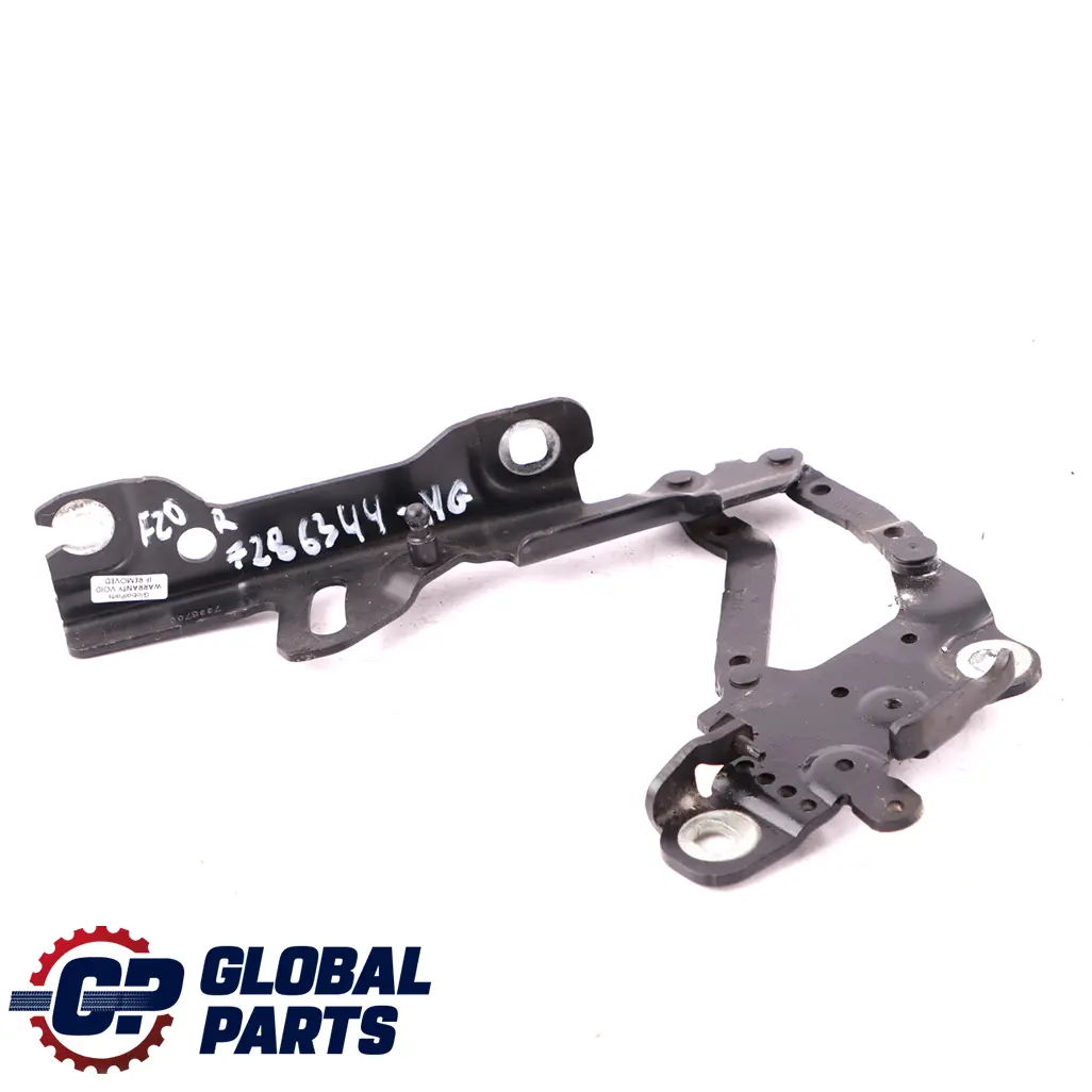  Charnière De Capot BMW F20 F22 F30 F31 Avant Capot Droit Gris Minéral - B39 - SKU 7286344-MG - Numéro de pièce 7286344