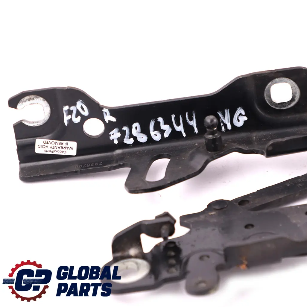 Charnière De Capot BMW F20 F22 F30 F31 Avant Capot Droit Gris Minéral - B39 - SKU 7286344-MG - Numéro de pièce 7286344