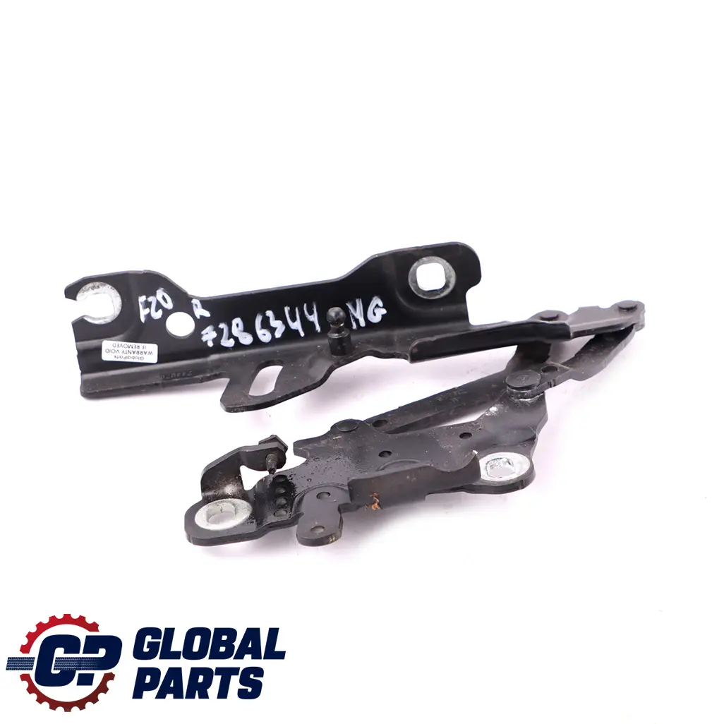 Bisagra Capó BMW F20 F22 F30 F31 Capó Delantero Derecho Gris Mineral - B39 para con número de pieza 7286344 Bisagra Capó BMW F20 F22 F30 F31 Capó Delantero Derecho Gris Mineral - B39 - SKU 7286344-MG - Número de pieza 7286344