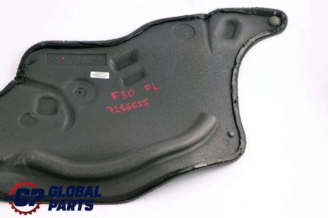 Sound Insulation Door Front Left N/S BMW 3 Series F30 F31 - SKU 7286655 - Part number 7286655
