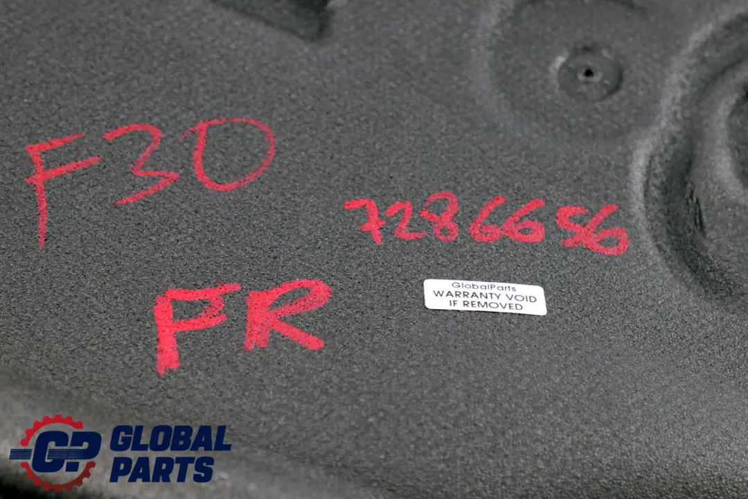 BMW F30 F31 F80 M3 Insonorisation de porte avant droite 7263412 - SKU 7286656 - Numéro de pièce 7286656