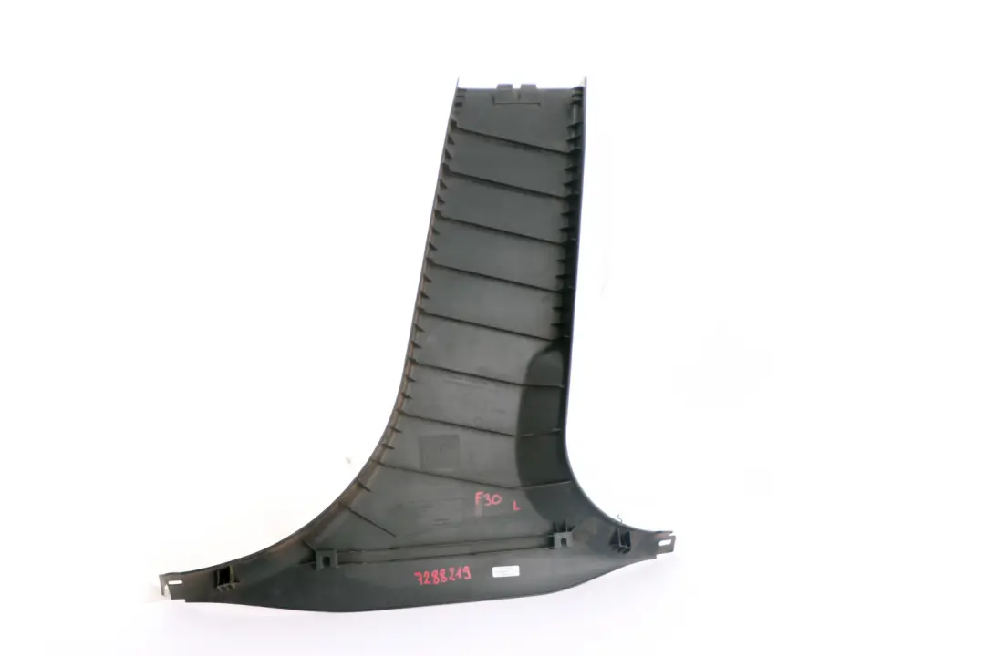 BMW F30 F31 Rivestimento Montante B Inferiore Sinistro Nero 7221001 - SKU 7288219 - Numero di parte 7288219