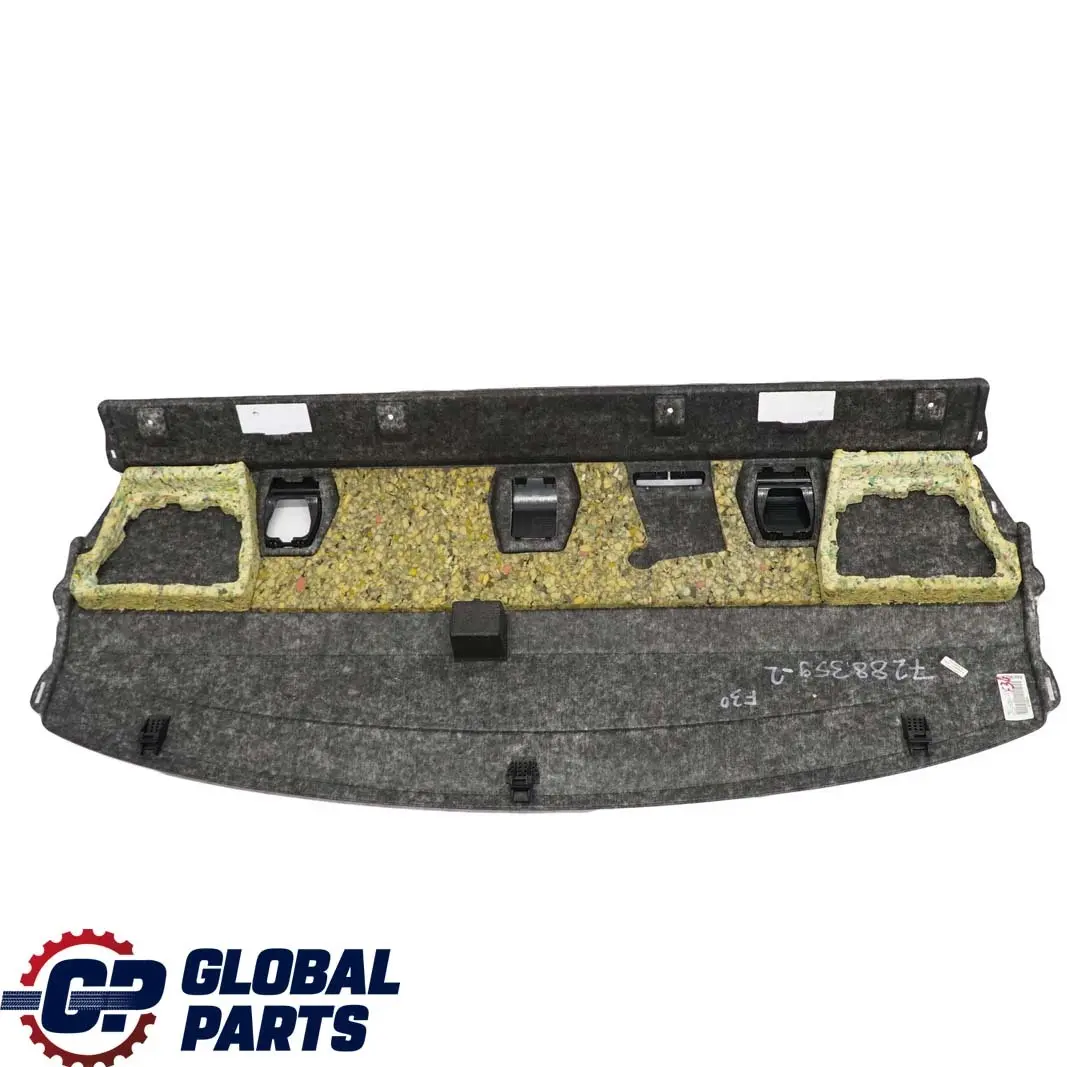 BMW 3 Series F30 F80 M3 2 Rear Window Parcel Shelf Load Cover Schwarz Black - SKU 7288359-2 - Part number 7288359