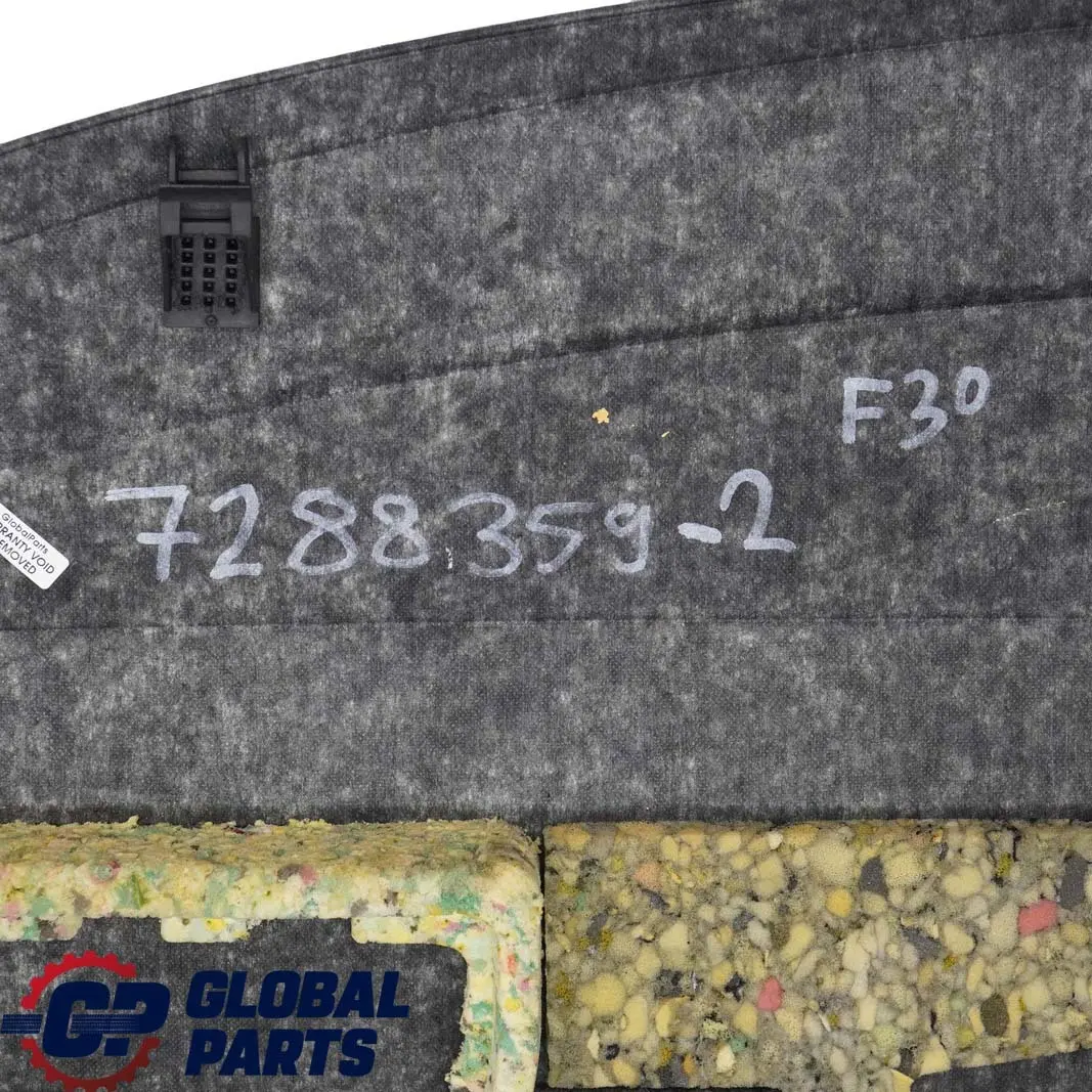 Window Parcel Shelf Load Cover Schwarz Black para BMW F30 F80 M3 2 Rear con número de pieza 7288359 BMW F30 F80 M3 2 Rear Window Parcel Shelf Load Cover Schwarz Black - SKU 7288359-2 - Número de pieza 7288359