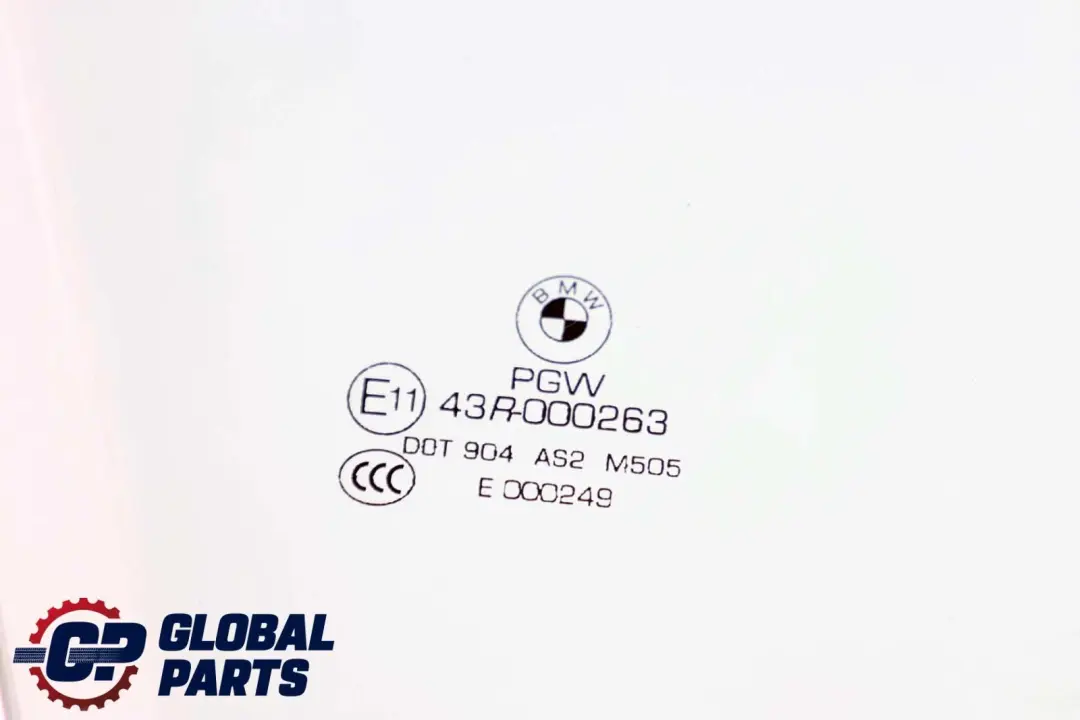 BMW X6 E71 Front Right Door Side Green Window Glass AS2 - SKU 7289092 - Part number 7289092