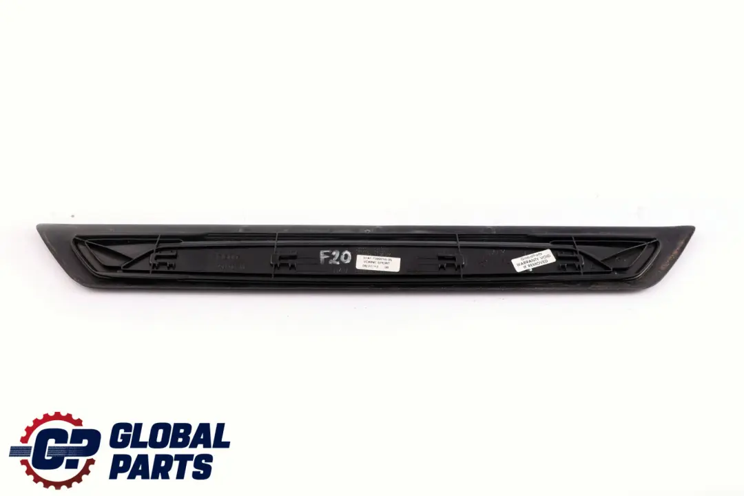 Rivestimento Ingresso Anteriore Sinistro Destro O/ BMW Sport per BMW F20 F30 F31 con numero di parte 7289216 BMW F20 F30 F31 Rivestimento Ingresso Anteriore Sinistro Destro O/ BMW Sport - SKU 7289216 - Numero di parte 7289216
