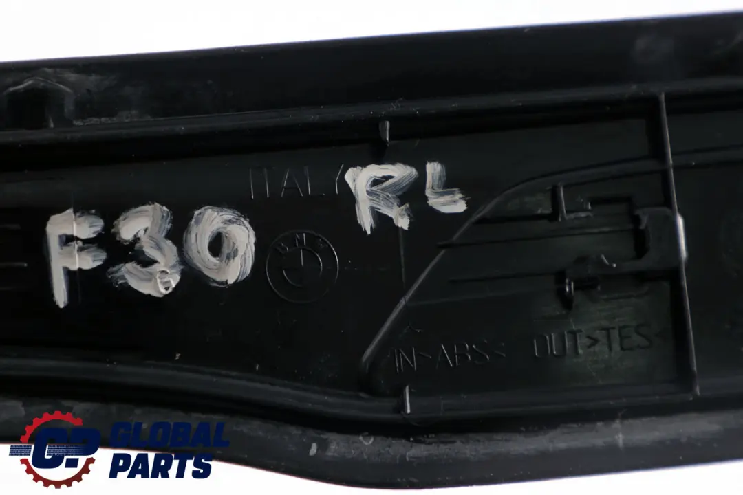 BMW F30 F31 Tapa Tira Entrada Interior Trasera Izquierda Cromo - SKU 7289225 - Número de pieza 7289225
