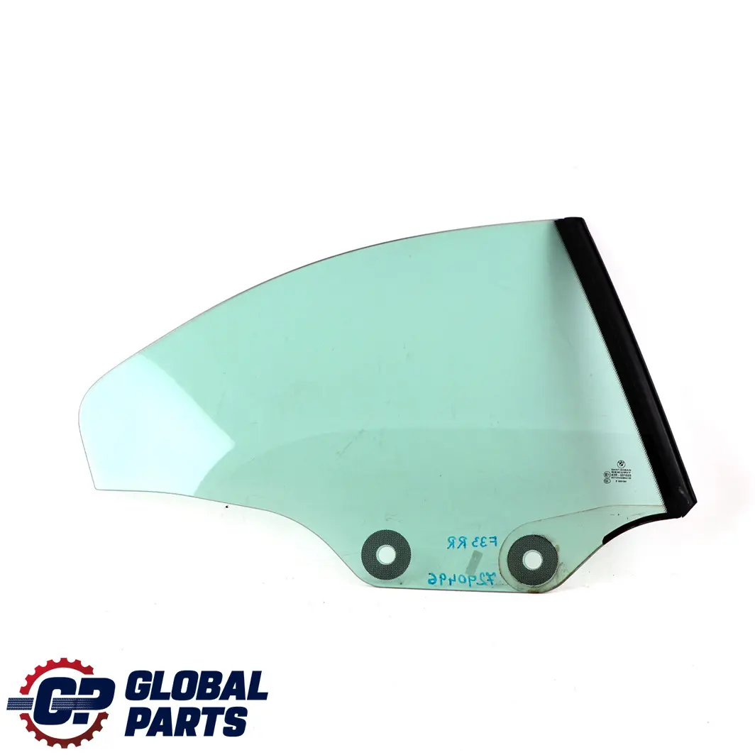 BMW F33 F83 M4 Rear Right O/S Side Window Glass AS2 - SKU 7290496 - Part number 7290496