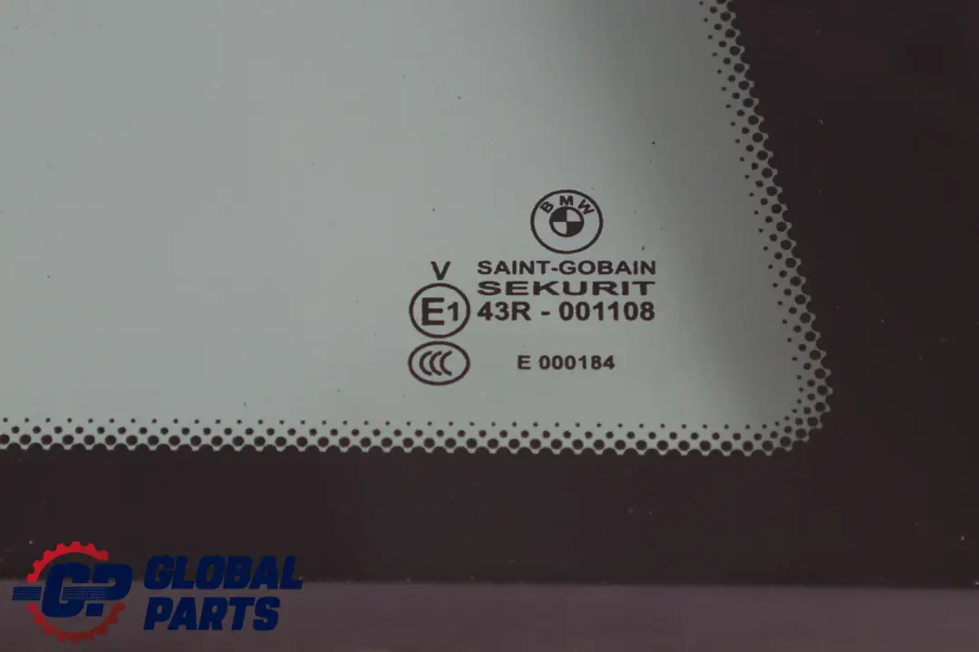 BMW F21 F21N LCI Ventana Lateral Fija Trasera Derecha O/S Negro AS3 - SKU 7290538 - Número de pieza 7290538