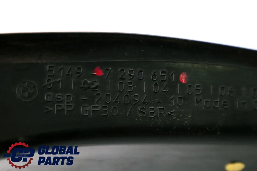 BMW 3 er F30 F80 M3 Blende Wasserrinne Links 5149 - SKU 7290651 - Teilenummer 7290651