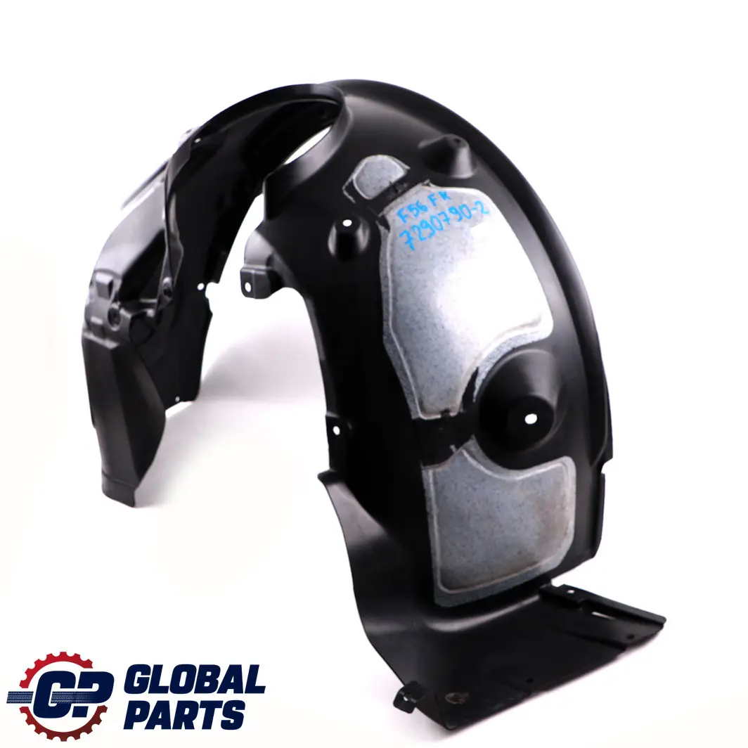 Front Right O/S Wheel Arch Cover Splash Shield to Mini Cooper F55 F56 with Part number 7290790 Mini Cooper F55 F56 Front Right O/S Wheel Arch Cover Splash Shield - SKU 7290790-2 - Part number 7290790