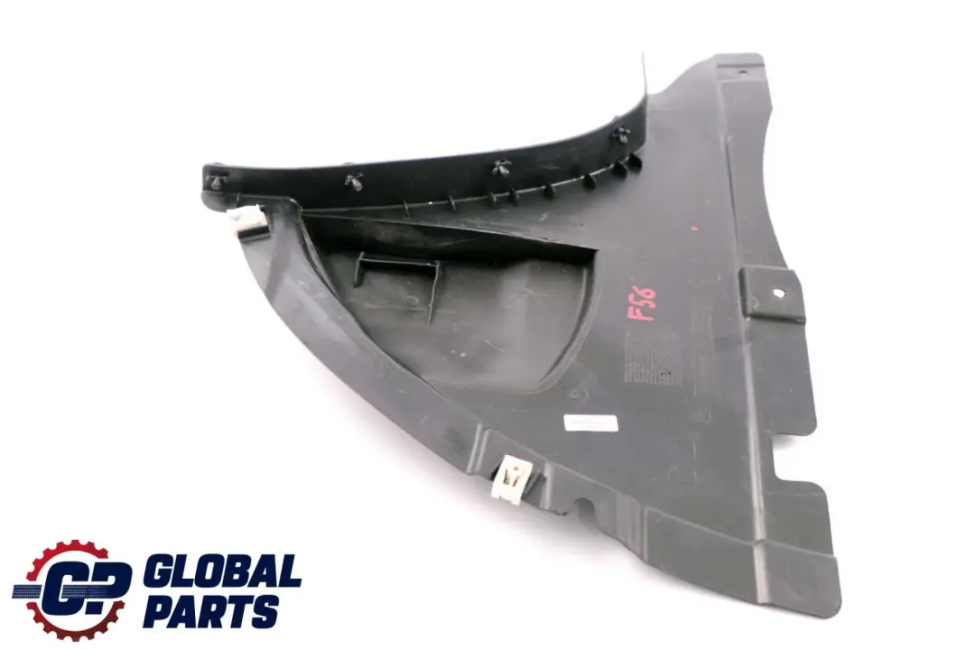 Cubierta Protección Paso Rueda Delantero Derecho para Mini Cooper F55 F56 con número de pieza 7290790 Mini Cooper F55 F56 Cubierta Protección Paso Rueda Delantero Derecho - SKU 7290790 - Número de pieza 7290790
