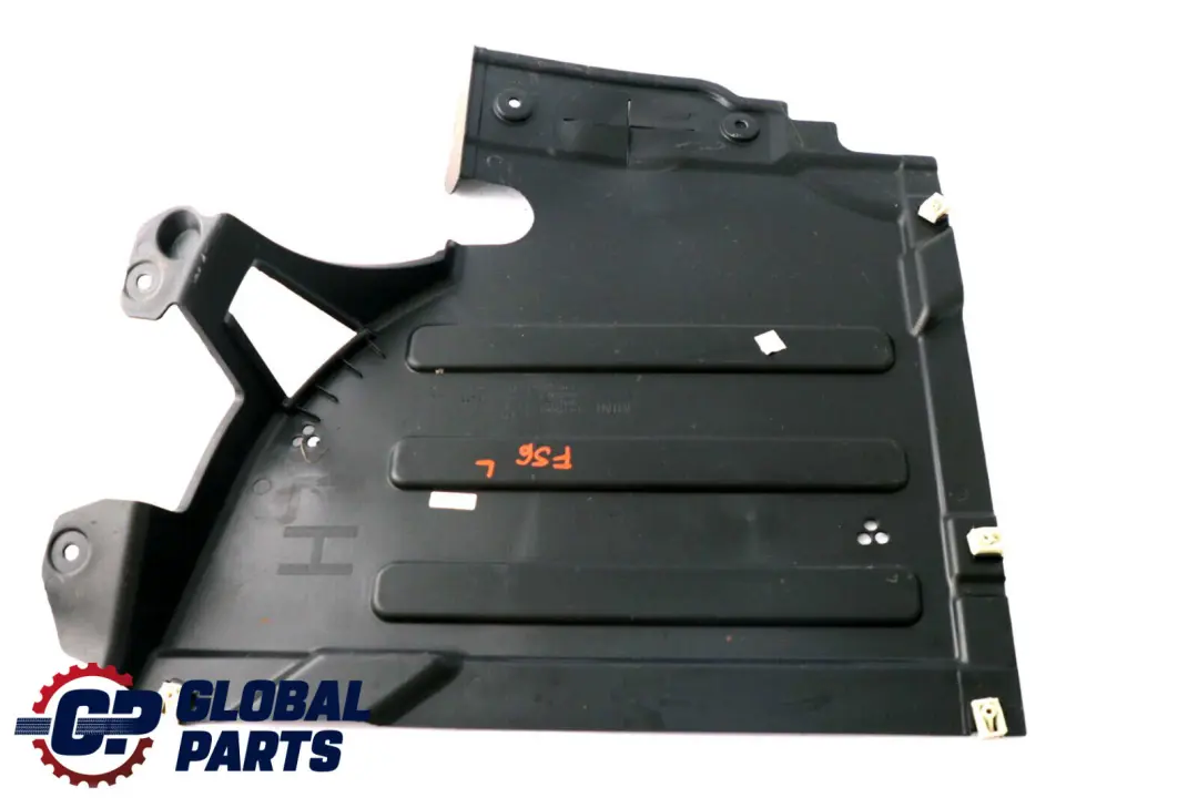 Izquierda Debajo de Carroceria Panel de Recubrimiento Cubierta para Mini F56 con número de pieza 7290809 Mini F56 Izquierda Debajo de Carroceria Panel de Recubrimiento Cubierta - SKU 7290809 - Número de pieza 7290809
