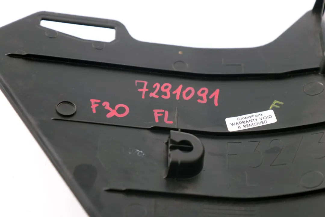 Vorne Beinraum Seitliche Verkleidungsabdeckung für BMW F30 F31 F32 F33 F34 F36 F80 mit Teilenummer 7291091 BMW F30 F31 F32 F33 F34 F36 F80 Vorne Beinraum Seitliche Verkleidungsabdeckung - SKU rhd-7291091 - Teilenummer 7291091