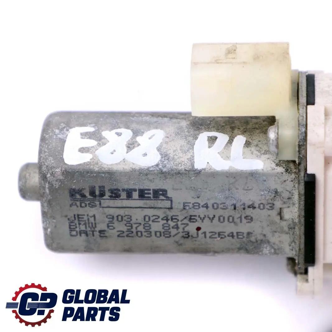 BMW 1 E88 Motor elevalunas eléctrico trasero izquierdo - SKU 7291451 - Número de pieza 6978847