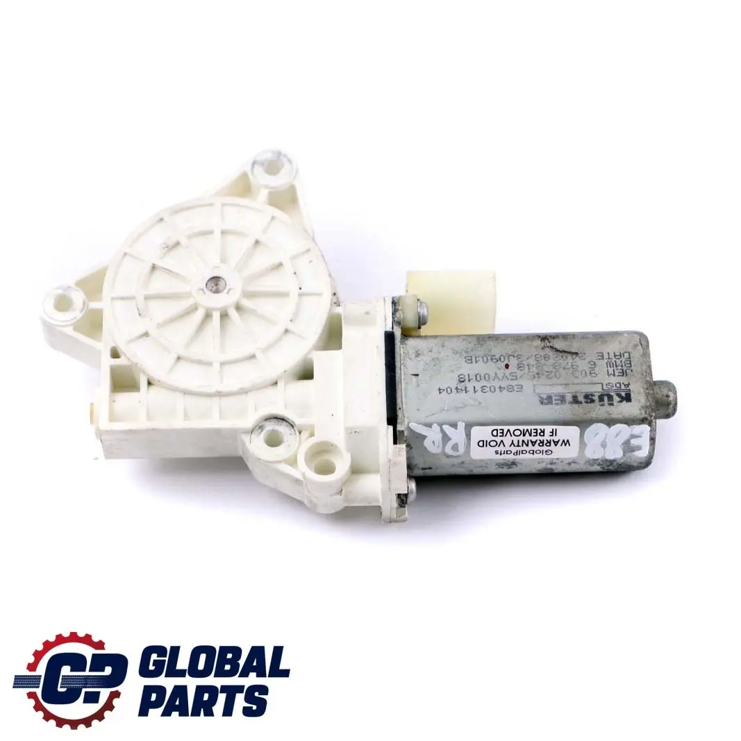 BMW 1 E88 Türfensterheber Motor elektrisch hinten rechts 6978848 - SKU 7291452 - Teilenummer 7291452