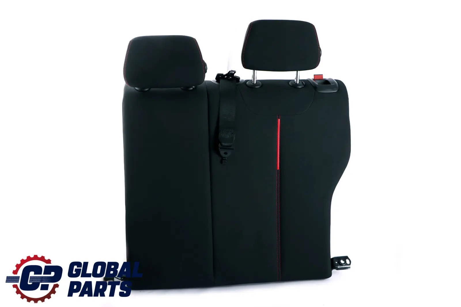 BMW F20 F21 Asiento Trasero Izquierdo Funda Respaldo Tela Negro Rojo