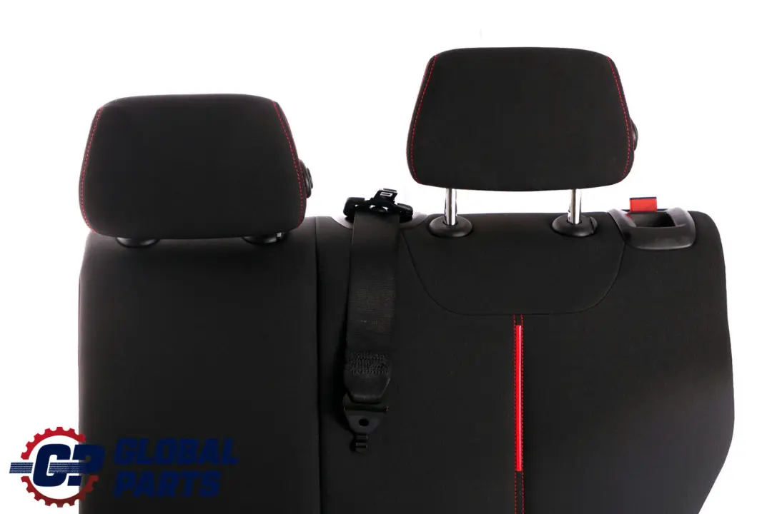 Asiento Trasero Izquierdo Funda Respaldo Tela Negro Rojo para BMW F20 F21 con número de pieza 7292592 BMW F20 F21 Asiento Trasero Izquierdo Funda Respaldo Tela Negro Rojo - SKU 7292592 - Número de pieza 7292592