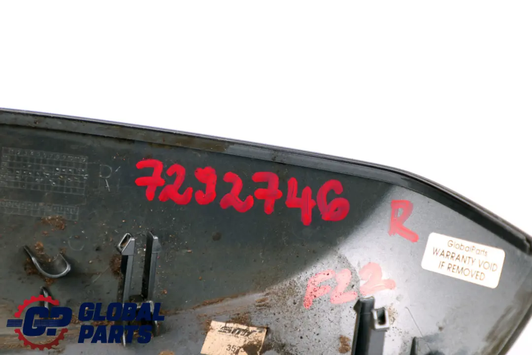 Wing Mirror Cover BMW F20 F21 F30 Cap Casing Right O/S Mineralgrau to with Part number 7292746 Wing Mirror Cover BMW F20 F21 F30 Cap Casing Right O/S Mineralgrau - SKU 7292746-MG - Part number 7292746