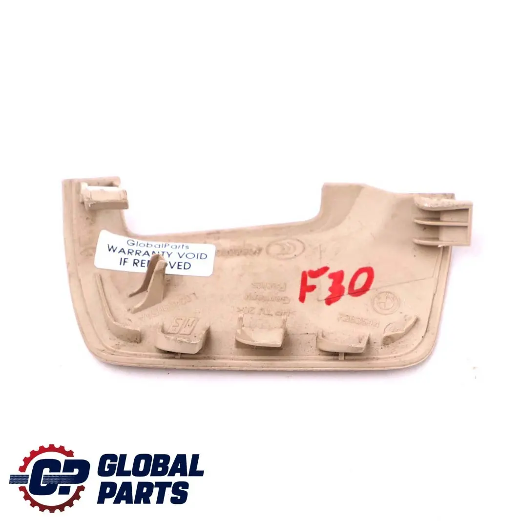 BMW 1 3 er F20 F30 F31 LCI Blende Gurtendbeschlag Rechts Beige Oyster 7263514 - SKU 7293632 - Teilenummer 7293632