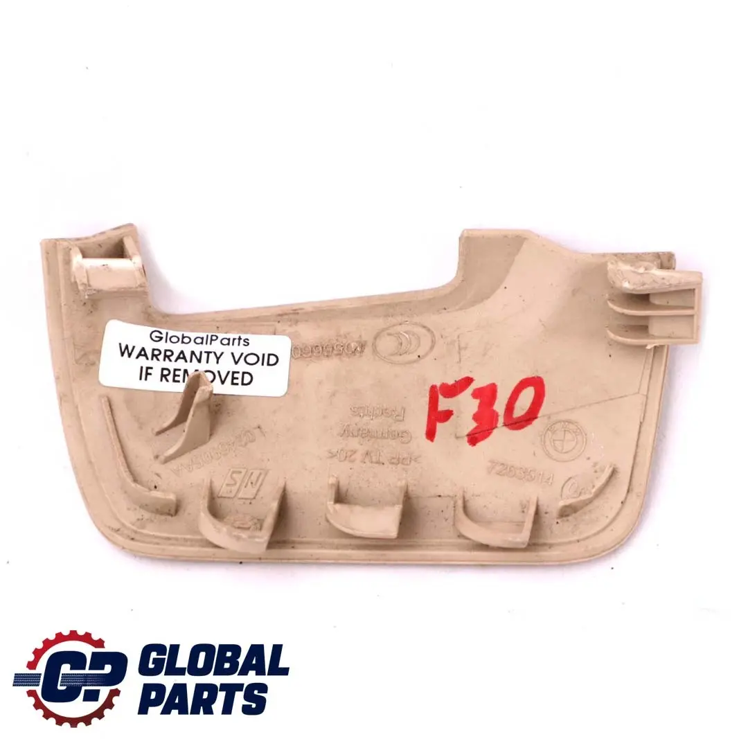 BMW 1 3 er F20 F30 F31 LCI Blende Gurtendbeschlag Rechts Beige Oyster 7263514 - SKU 7293632 - Teilenummer 7293632