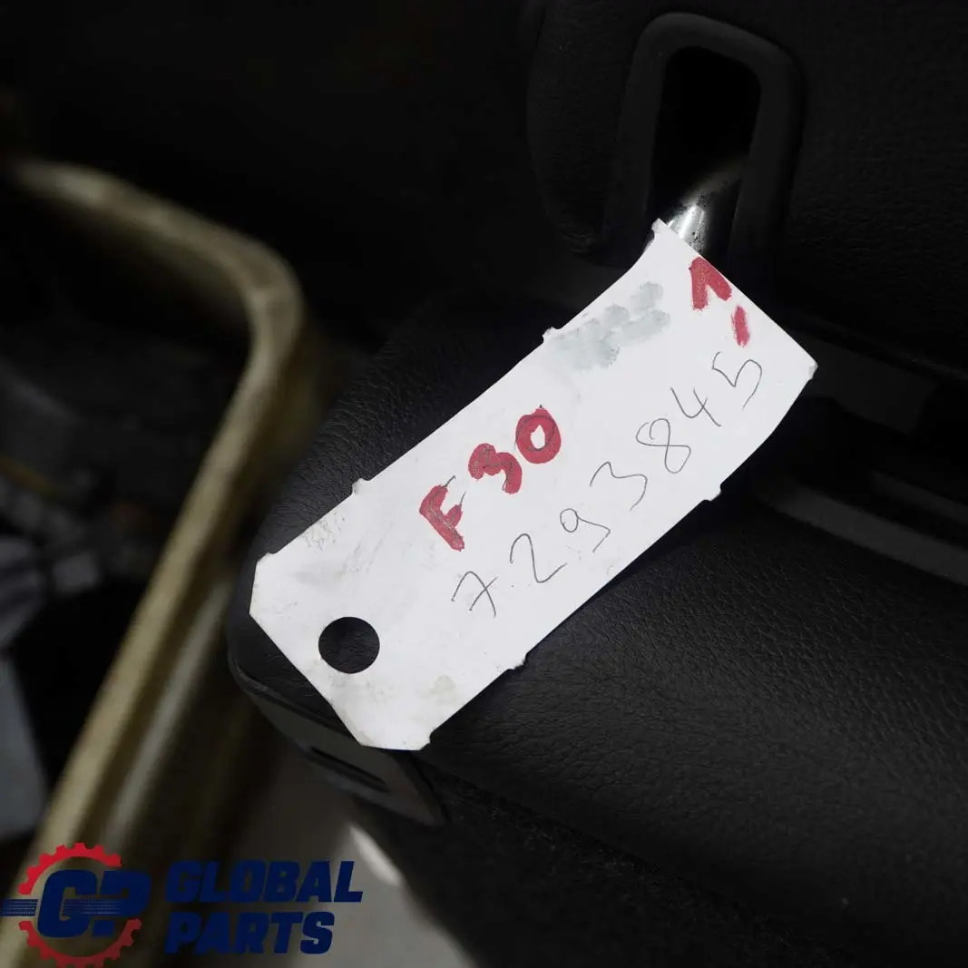 BMW 3 Serie F30 F31 1 R?cksitzarmlehne Appui-Tete Console Cuir Noir - SKU 7293845-1 - Numéro de pièce 7293845