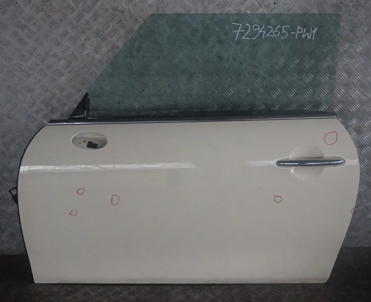 BMW Mini Cooper F56 F57 Fahrerseite Tür Vorne Links Pepper White - 850