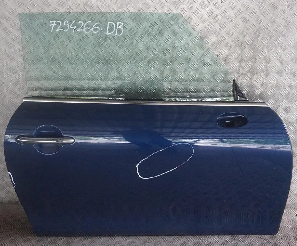 Door Front Right O/S Deep Blue Metallic - B69 to BMW Mini Cooper F56 F57 with Part number 7294266 BMW Mini Cooper F56 F57 Door Front Right O/S Deep Blue Metallic - B69 - SKU 7294266-DB - Part number 7294266