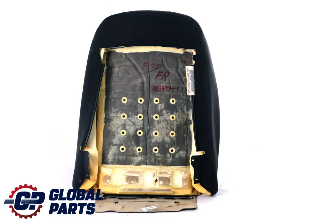 BMW F20 F30 F31 Siège Avant Droit O/S Housse De Dossier Tissu Anthracite - SKU 7295104-1 - Numéro de pièce 7295104
