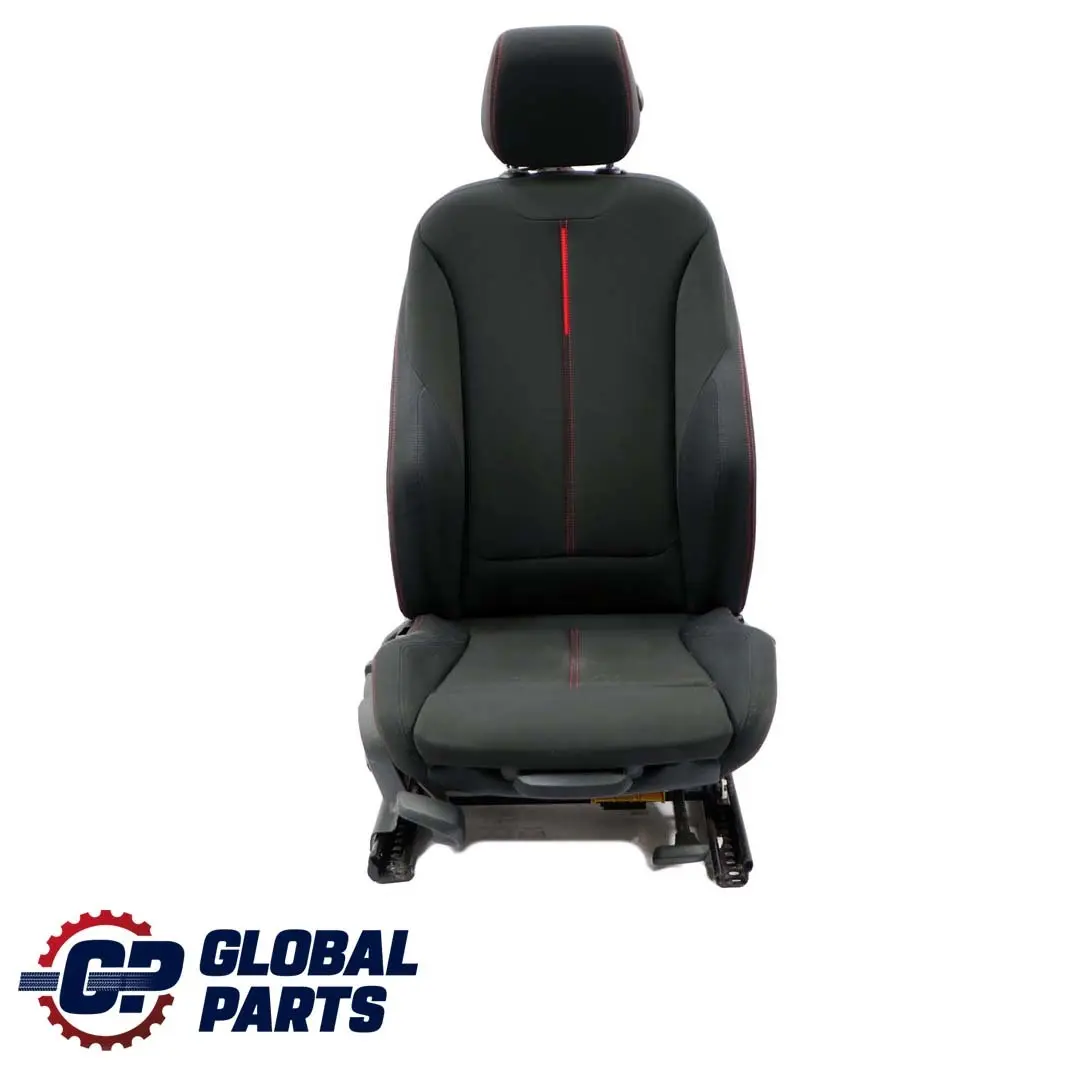 BMW F30 F31 Sport Cloth Fabric Track / Anthracite Red Front Right O/S Seat