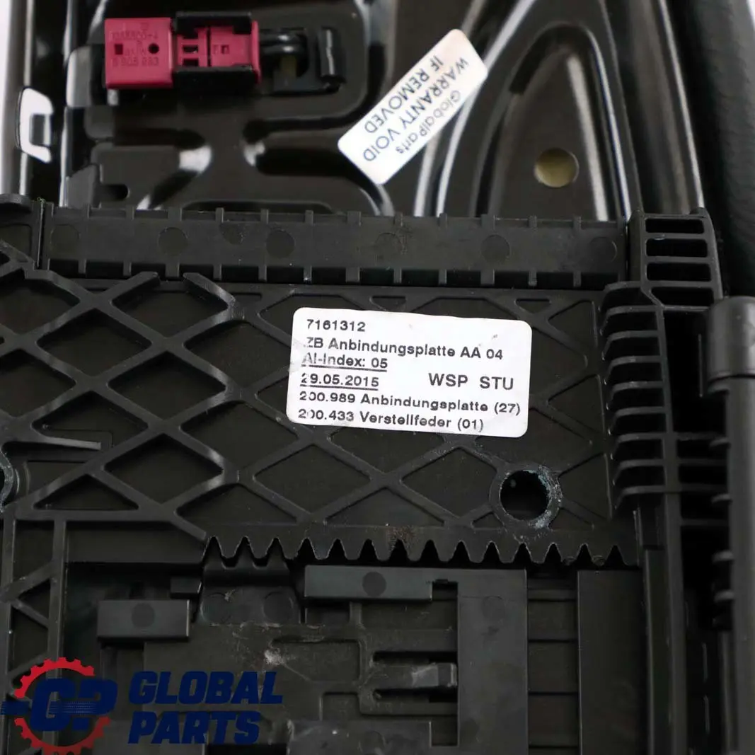 BMW F20 F30 Sièges avant chauffants avec support pour les cuisses Housse en cuir - SKU 7295160 - Numéro de pièce 7295160