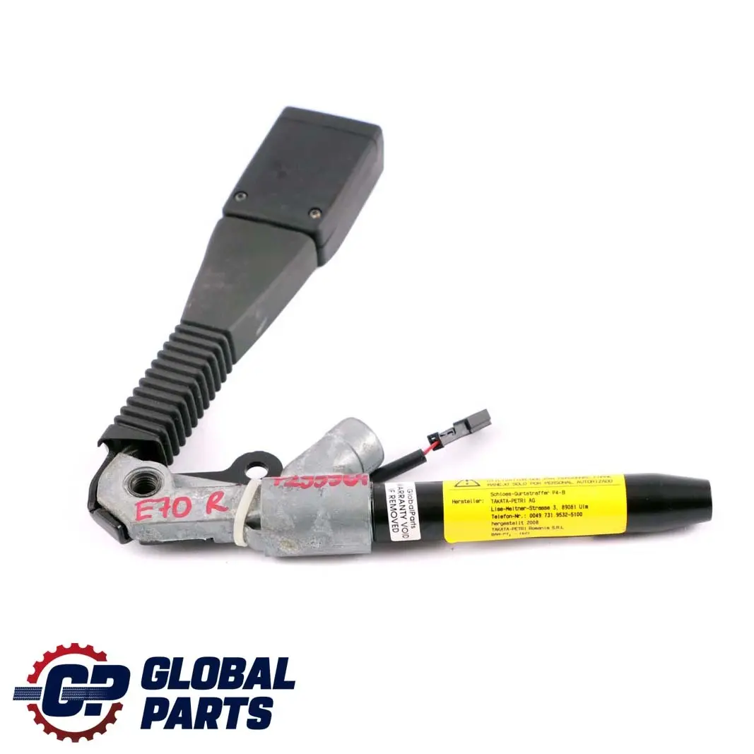 Delantero Derecho Tensor del cinturon De seguridad Hebilla 7161650 para BMW E70 E71 con número de pieza 7295964 BMW E70 E71 Delantero Derecho Tensor del cinturon De seguridad Hebilla 7161650 - SKU 7295964 - Número de pieza 7295964